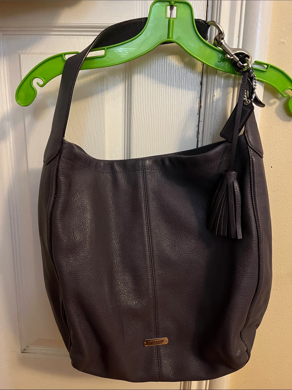 Coach Leather Hobo Bag in light purple